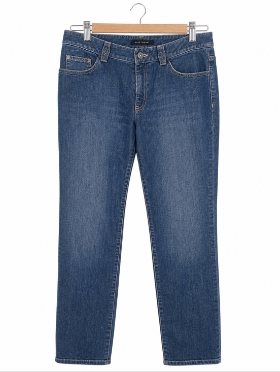 Elie Tahari Denim - Elie Tahari Straight Leg Jeans Medium Wash Classic Denim (No Size Tag – Size 8